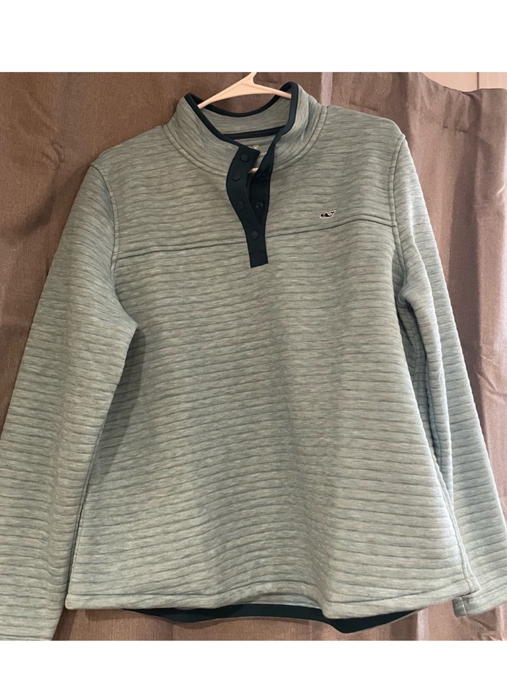 Vineyard Vines light blue Pullover with Snap Placket